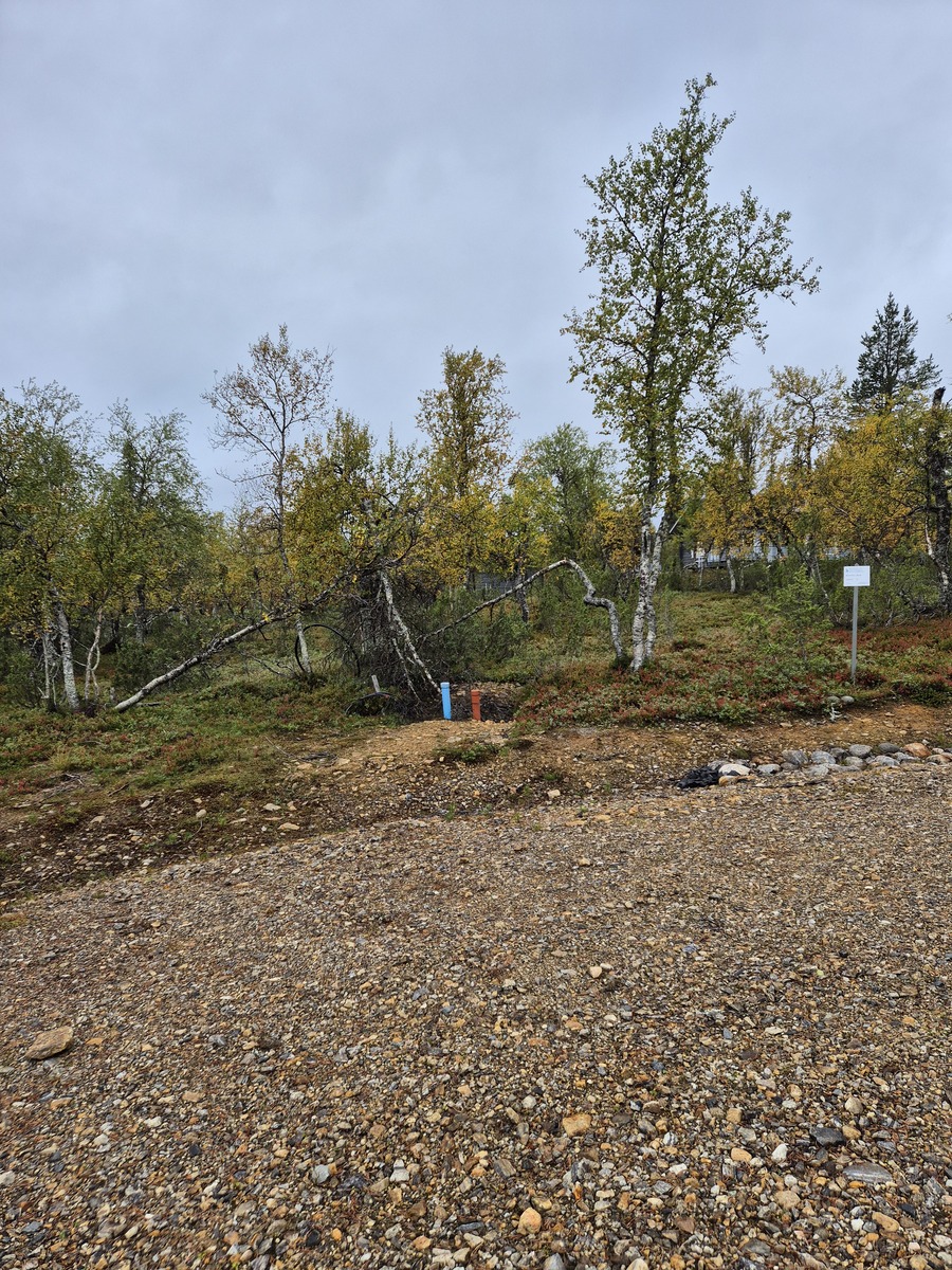 Kuvaa kaavatieltä tontille