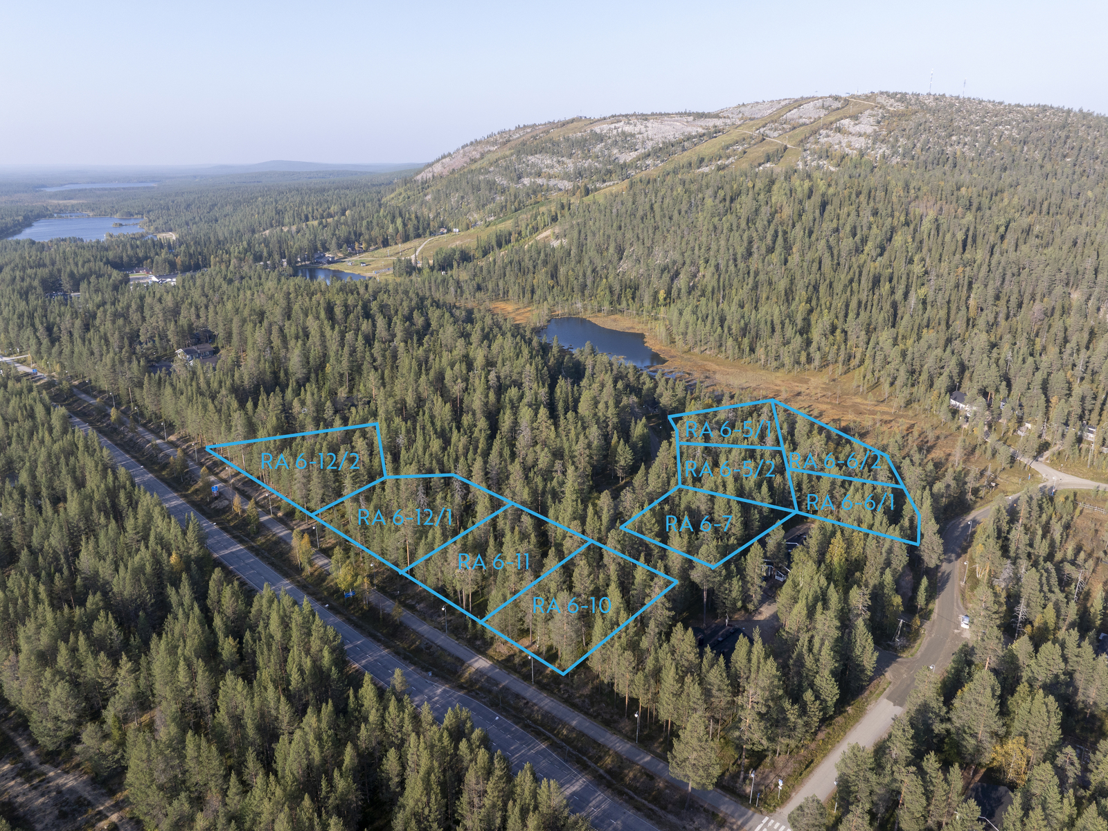 Sallatunturi ilmakuva korttelista 6