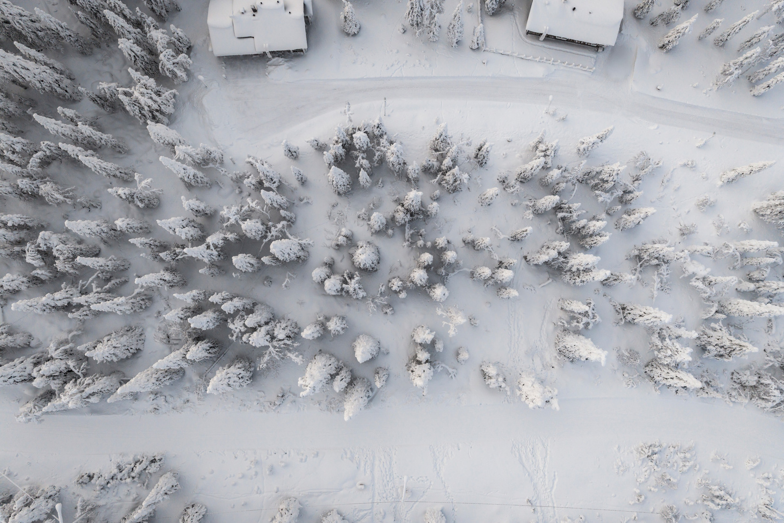 Ilmakuvaa tontin yläpuolelta.