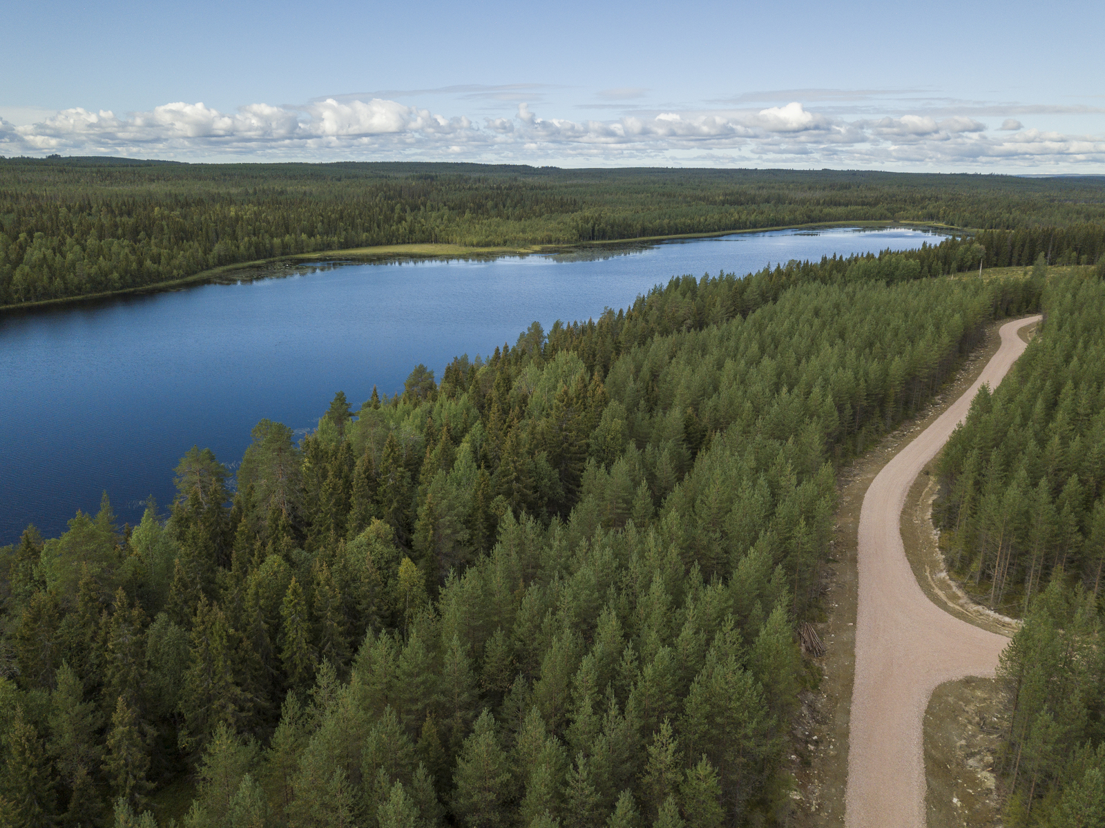 Ilmakuvaa t-risteyksen kohdalta