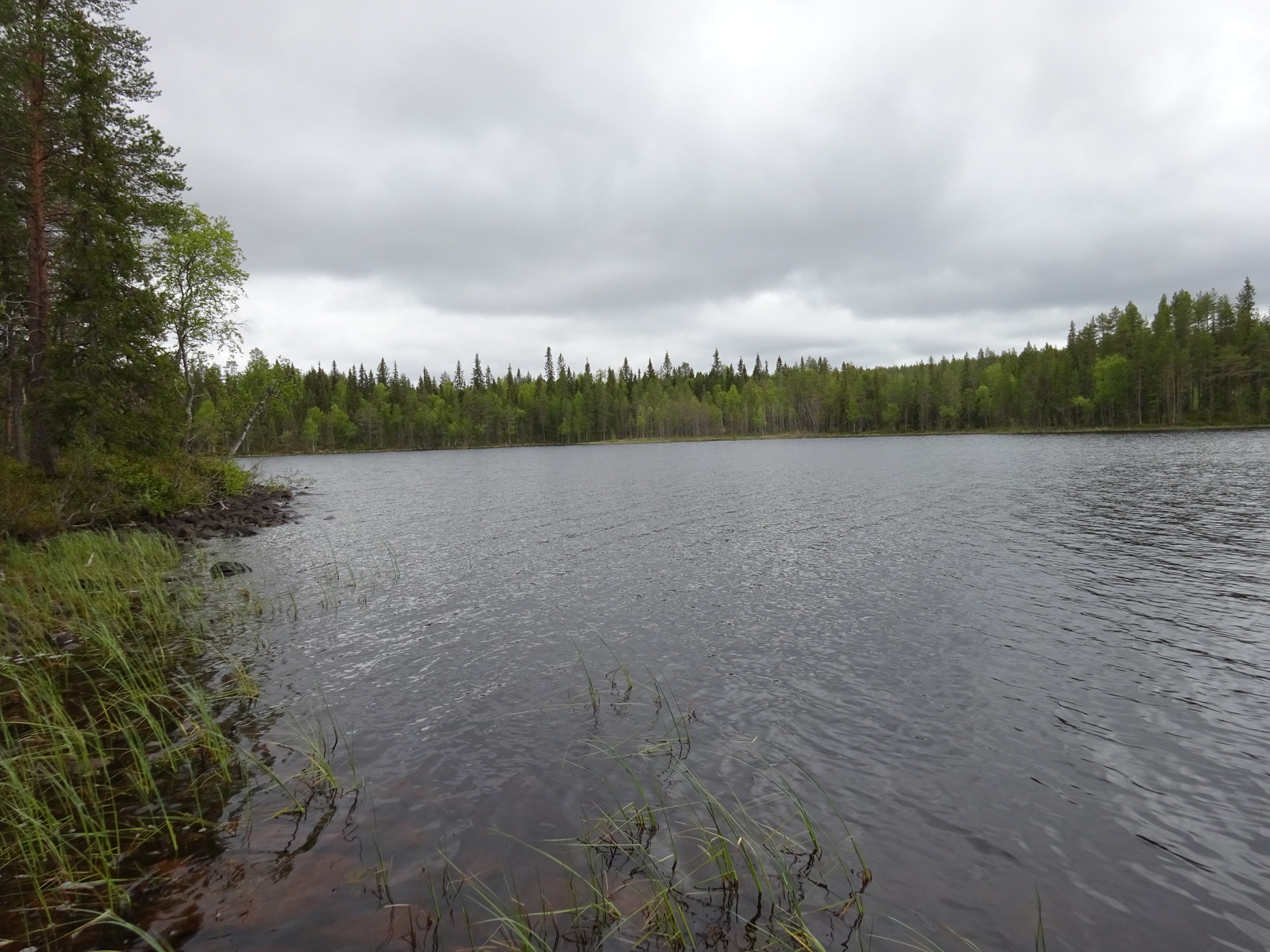 Kuvaa tontilta järvelle