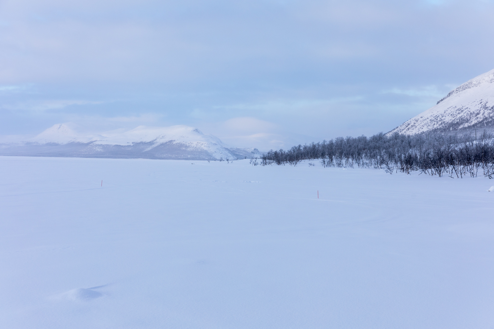 Enontekiö, talvinen näkymä Kilpisjärvelle