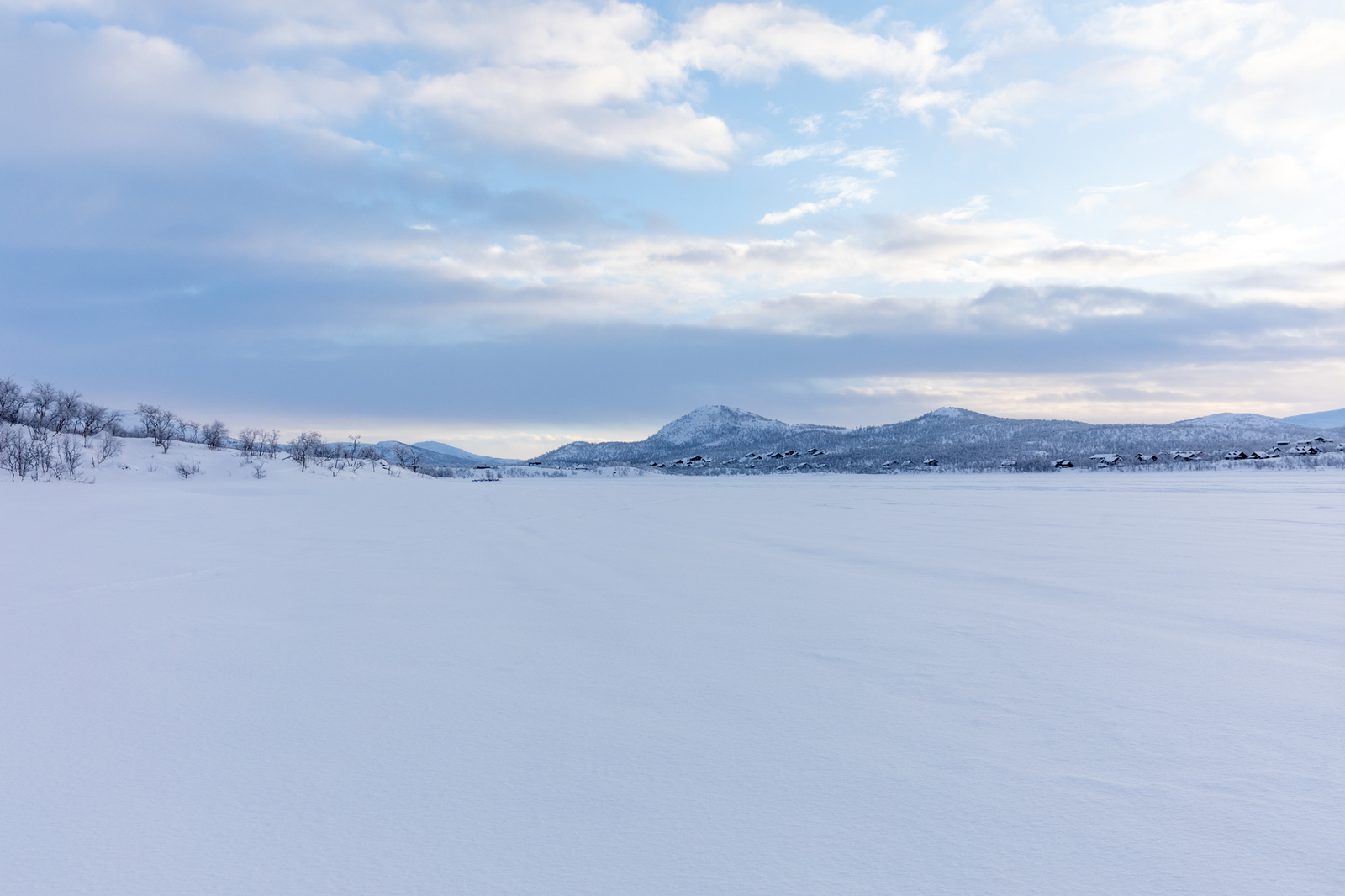 Enontekiö, talvinen näkymä Kilpisjärvelle