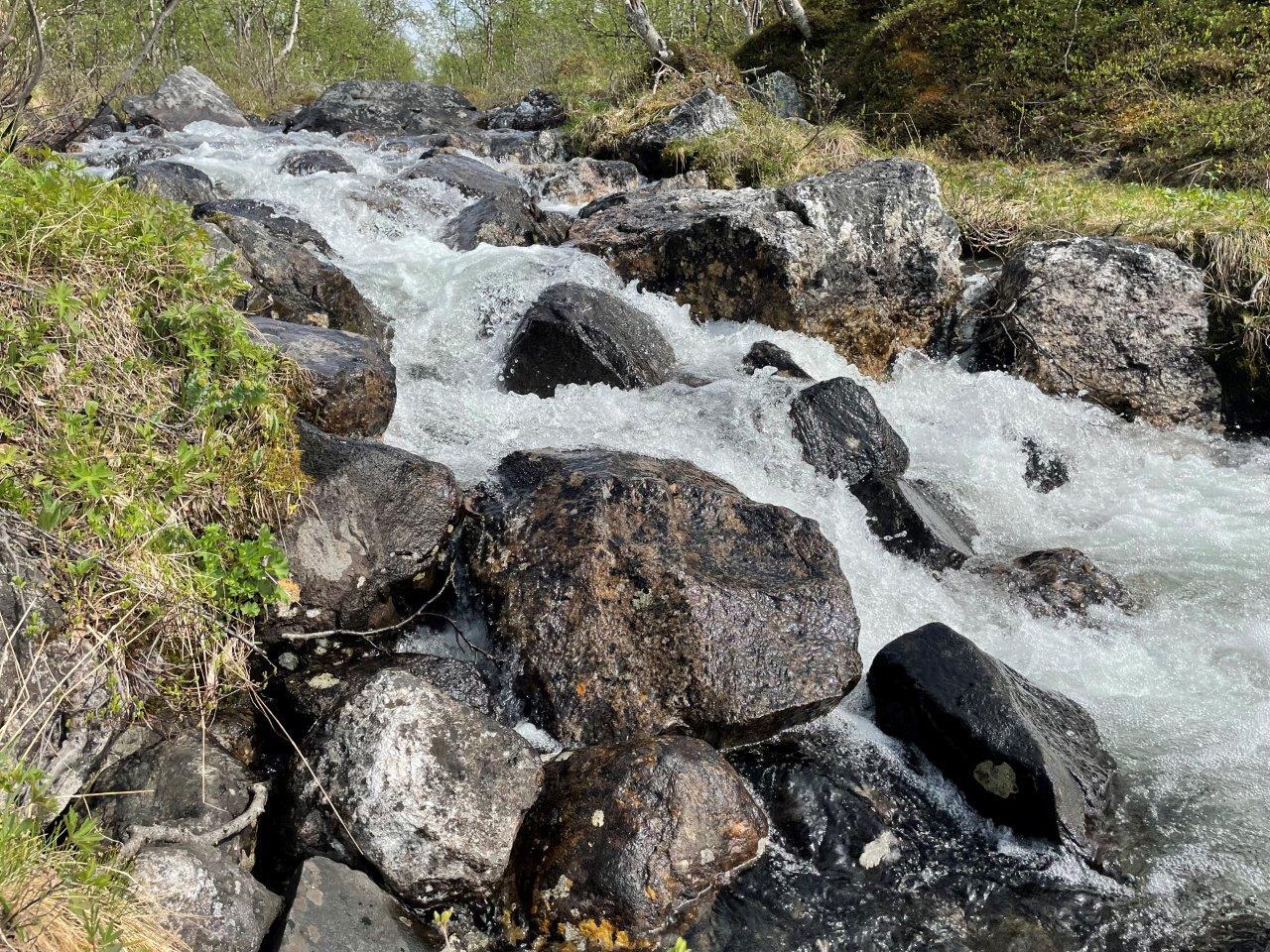 Enontekiö, Saanajoki Kilpisjärvellä